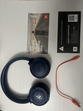 JBL Tune 510BT Bluetooth Wireless On-Ear Headband Headphones, Blue, NO BOX