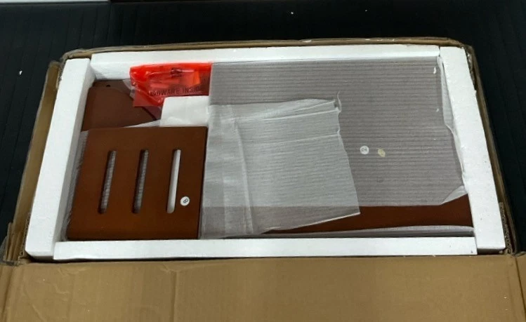 Convenience  Concepts Abby 11 In. C Shape Mahog End Table Great for Dorm/laptop! - Image 3 of 4