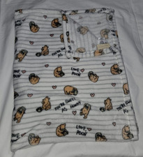 Classic Winnie Pooh Bear Collection Baby Blanket You're as sweet As Hunny Pot
