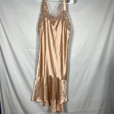 Y2K Oscar de la Renta Satin and Lace Vintage Nightgown
