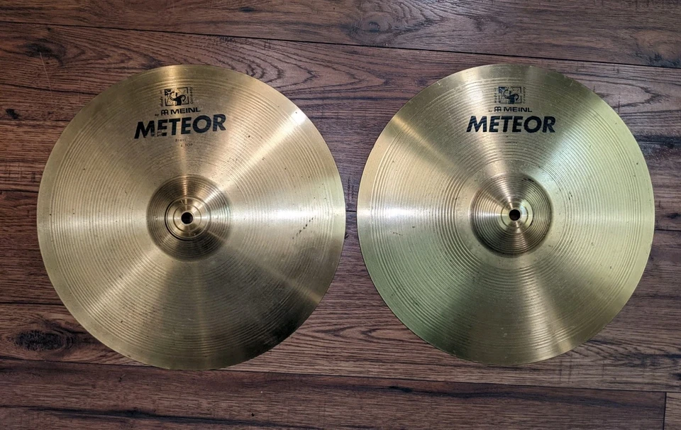 Par de platillos Hi-Hat Meteor AA Meinl 14" hechos en Alemania Foto 3 de 4