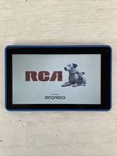 RCA Voyager 7" RCT6773W22 8GB Blue Android Tablet Only Works Fair Condition