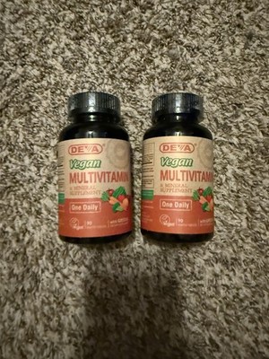 Deva Vegan Multivitamin Mineral Supplement 90 with greens 2pk