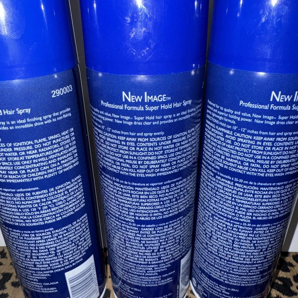 4 nuevos spray para el cabello Image Professional pH equilibrado Super Hold 11 OZ cada uno Foto 2 de 2