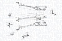 1X Magneti Marelli 085570758010 WischergestäNge FüR VW Porsche