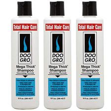 DOO GRO Mega Thick Shampoo 10 fl.oz Volumizing Formula Shampoo - 3 Pack