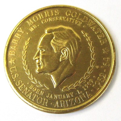 1964 BARRY GOLDWATER FREEDOM DOLLAR president coin token medal