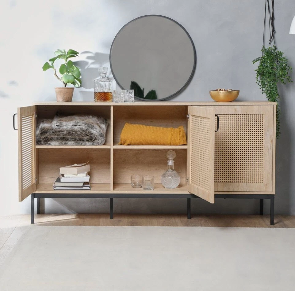 Rattan sale buffet table