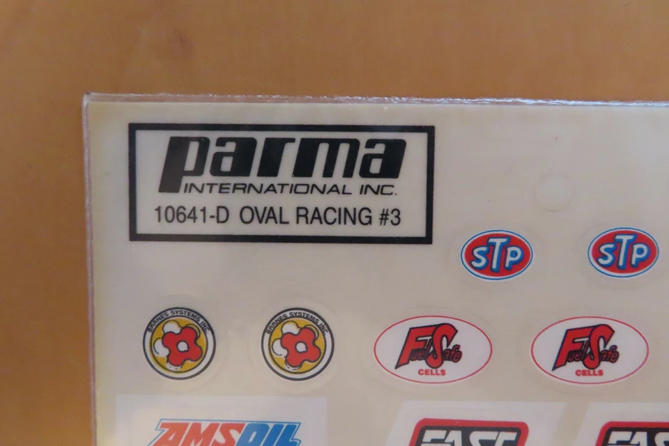 parma RC Decal Oval Racing #3 International no.10641-D Original NEW NIB 1999 - Bild 2 von 2