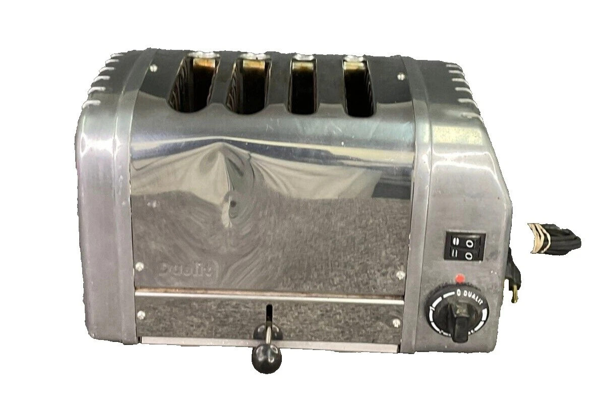 Ranura ancha de acero inoxidable Dualit/Tostadora Bagel tostadoras