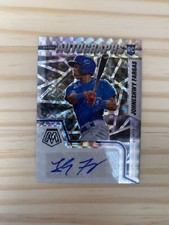 2022 Panini Mosaic Rookie Autographs #70 Johneshwy Fargas - CUBS