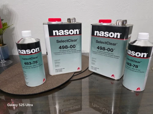 Nason SelectClear 498-00 2K  2 kit Urethane Multi-Panel Clear  Mid  Temp