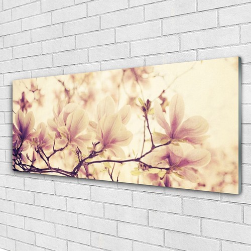 Tableau Décoratif Sur Verre Trempé 125x50 Cm - Impression Panoramique Léopard Noir & Blanc Pour Cuisine, Salon