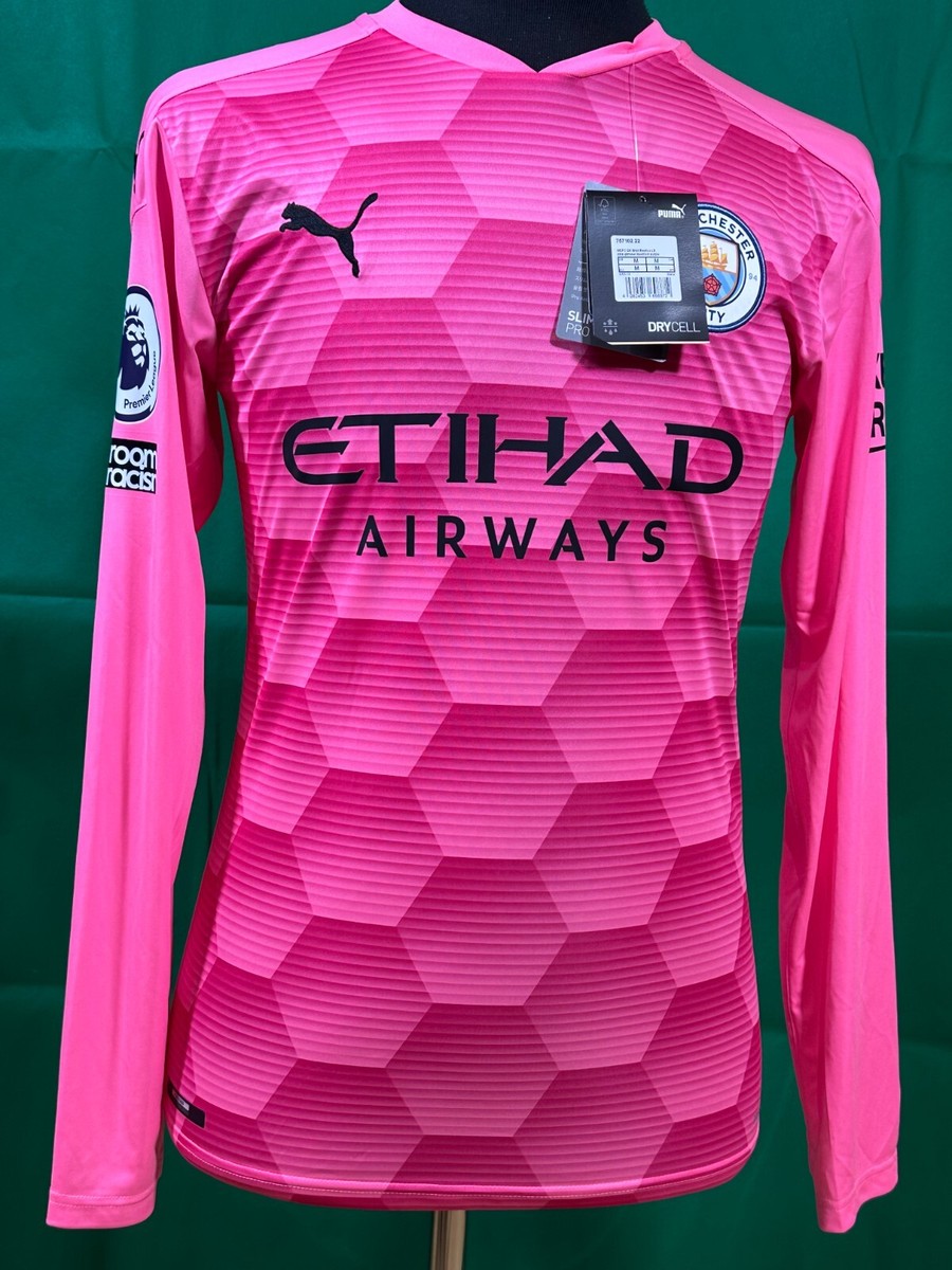 Premier League Man City Third Kit Long Sleeve BNWT 2020 2021