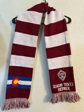 Colorado Rapids - Knit Scarves with Fringe - STM Holiday Gift - NEW