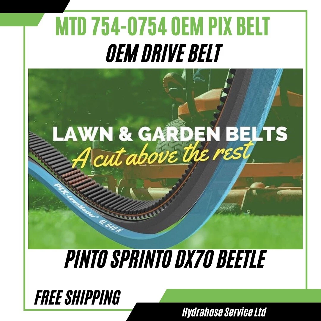 754 0754 DECK BELT MTD SPRINTO LAWNFLITE 503 YARDMAN BEETLE DX70 MOWER PIX OEM