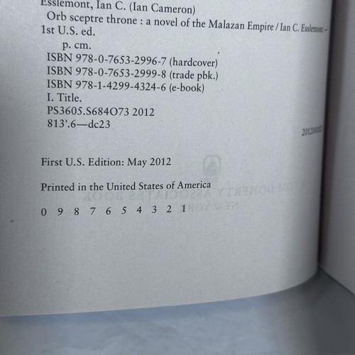 Ian C. Esslemont TALES OF MALAZAN EMPIRE 8 Large Softcover 1st Ed 1st Print - Picture 9 of 24