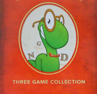 Bookworm (Deluxe) + Adventures Vol 1 & 2 Three Games on 1 Disc PC WIN 11 10 8 7