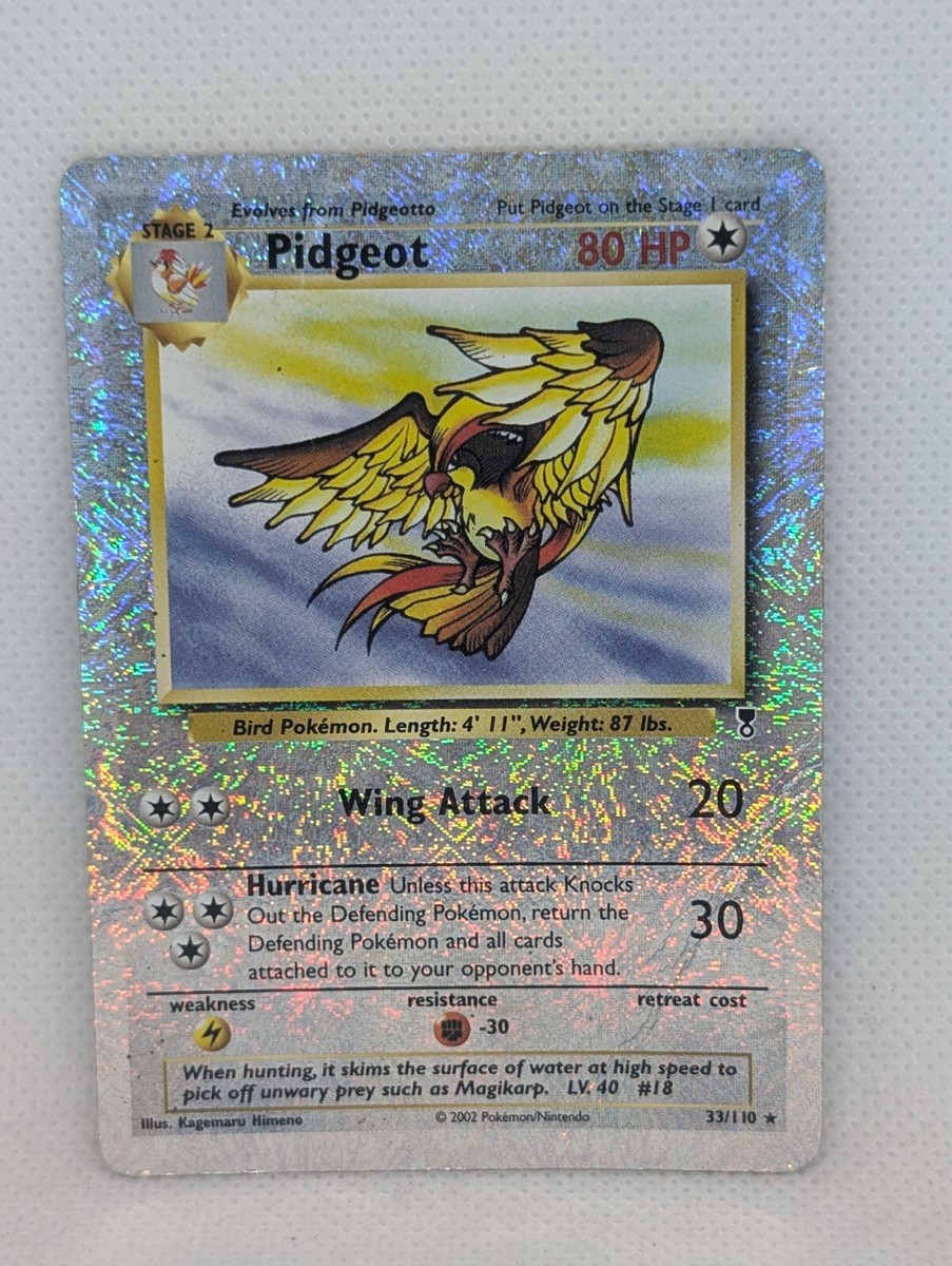 Pidgeot 33/110 Legendary Collection Reverse Holo Ultra Rare