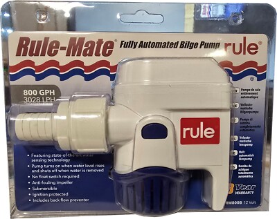 Bilgenpumpe Rule - Mate 800GPH Vollautomatisch #JPRM800B
