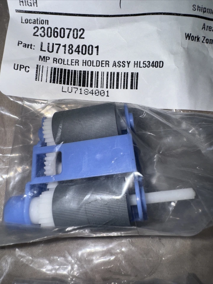 Brother HL-5340 Pickup / Feed Roller Assembly LU7184001 MFC-8680/8690/8890 - Image 3 of 4