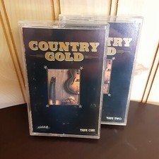 Country music cassettes lot of 2 Country Gold tapes