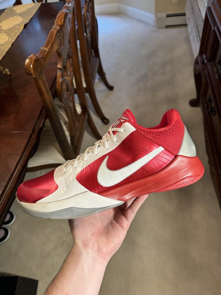 Nike Zoom Kobe V 5 TB Varsity Red - 407710 600 - Size 15 Used | eBay