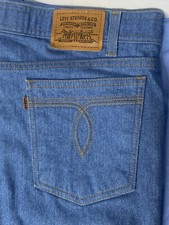 Vintage Levi  s 415 Jeans Size 42x34 Straight Leg Light Wash
