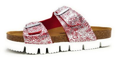 Dr. Brinkmann  Damenschuhe Hausschuhe Pantolette Rot Freizeit