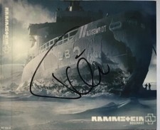 Rammstein 5x signiert CD Rosenrot signed Unterschrift Signatur Autogramm 
