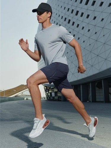 Men's Gym Shorts 7 Inch Quick Dry Running Shorts Lightweight Athletic Workout... - Picture 7 of 9
