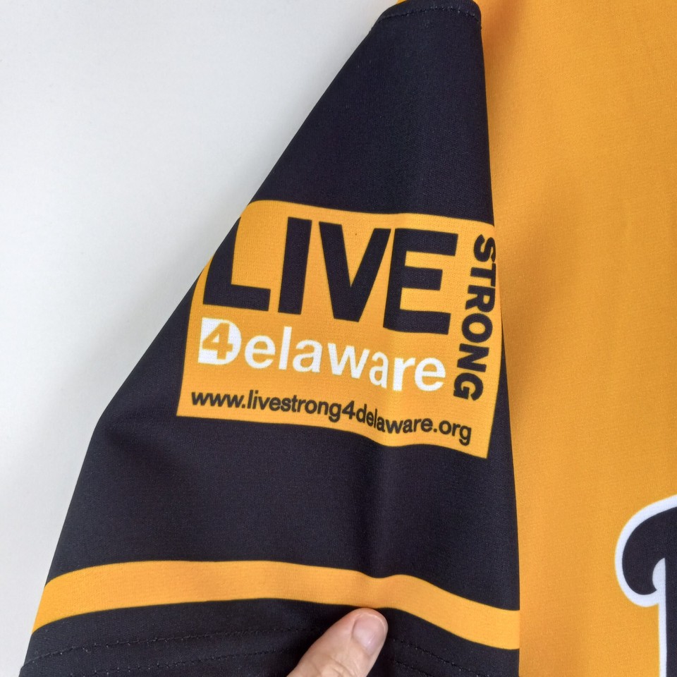 Autographed Wilmington Blue Rocks Jersey Beltre 29 Men's Size XL Black