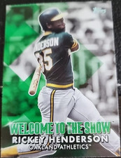 2022 Topps Series 1 - Welcome to the Show #WTTS-46 Rickey Henderson