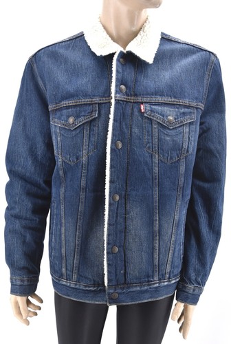 LEVIS UOMO GIUBBOTTO GIACCA IN JEANS INVERNALE CASUAL COTONE ART.  16365-0105 | eBay