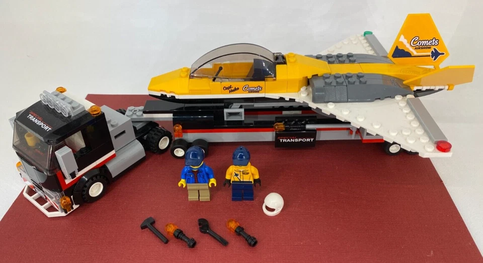 2021 ☆ Lego ☆ City : Airport - Airshow Jet Transporter Set #60289 - Retired Foto 2 de 4