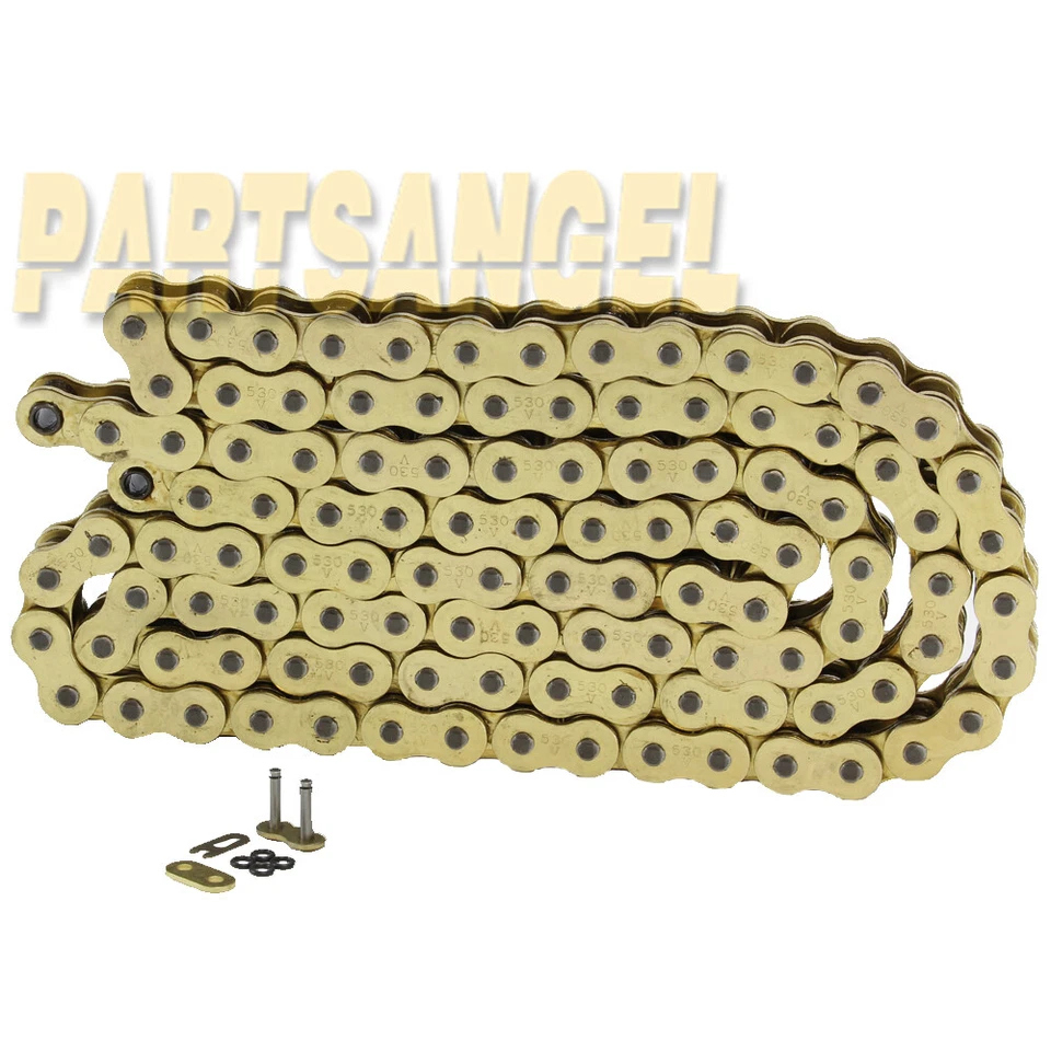 Gold 530x102 O-Ring Drive Chain For 1979-1981 Honda CM400A CM400C CM400E CM400T - Image 2 of 3