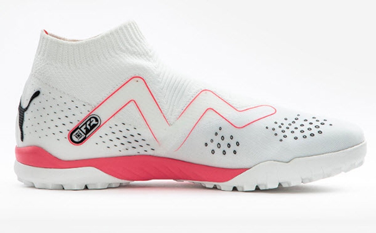 PUMA Men Future Match+ LL TT Cleats White Soccer Futsal Run