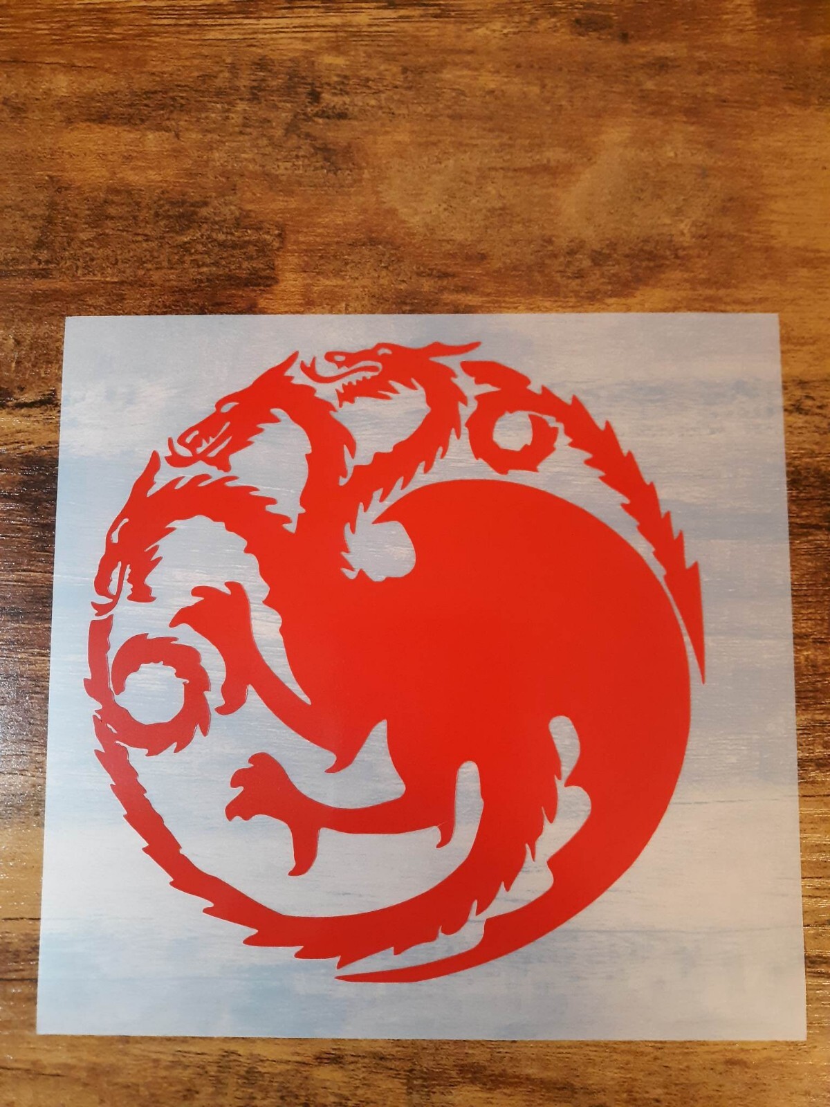 Game Of Thrones House Targaryen Red Vinyl Decal Wall Car Window Laptop Sticker