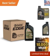 Edge Euro 0W-30 A3/B4 Advanced Full Synthetic Motor Oil, 1 Quart, Pack of 6