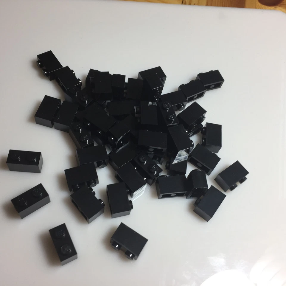 50 por lote NUEVOS LEGO 1x2 Ladrillos Negros (3004/300426) Foto 2 de 3