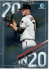 Bryce Jarvis Arizona Diamondbacks 2020 Bowman Chrome Draft 20 in '20 insert