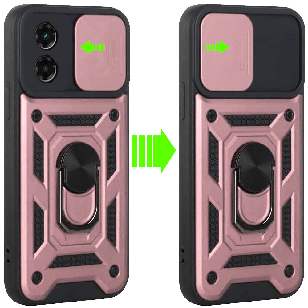 Shockproof Motorola G Play 2024 XT2413 Case with Camera Lens Cover