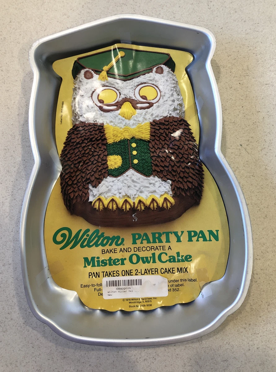 Owl birthday cake pan deals