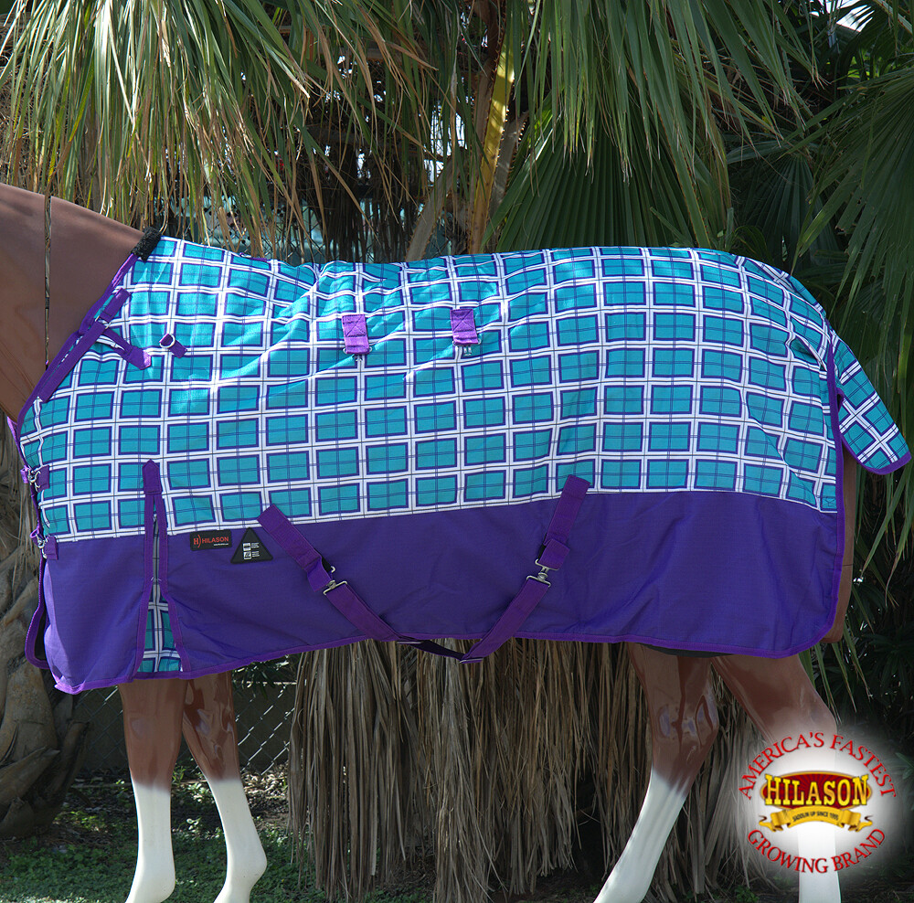 C-2-70 70 Hilason 1200D Waterproof Turnout Winter Horse Blanket Plaid Turquoise C-2-70 70 Hilason 1200D Waterproof Turnout Winter Horse Blanket Plaid Turquoise