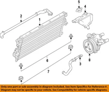 FORD OEM 17-22 F-250 Super Duty Radiator Components-Water Outlet HC3Z8592A