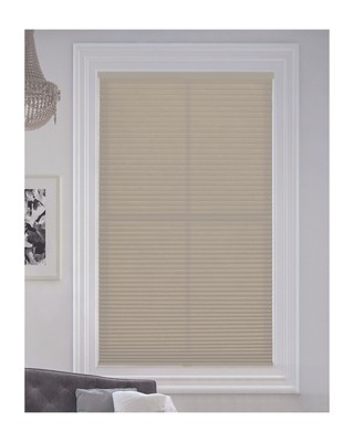 BlindsAvenue Cordless Light Filtering Cellular Shade, Misty Gray - 48/72'' H