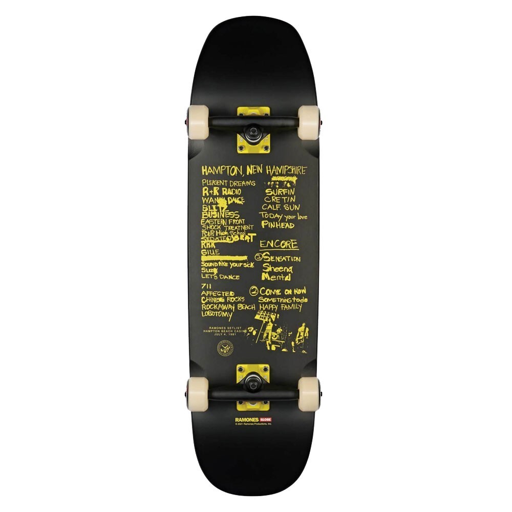 Skateboard Completo Globe Ramones Hammer 8.625'' - Skateboards Professionale