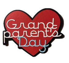 Grandparent  s Day Layered Die Cut Scrapbooking Embellishment
