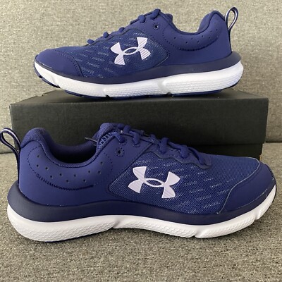 Under Armour Charged Assert 10 Purple Running Shoes 3026179-501 Womens Size 7