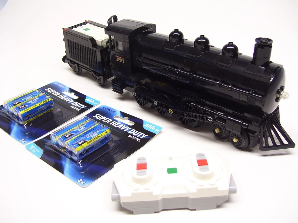 Lego® Train, Steam Engine, Locomotive w/ Tender, w/ Power Functions, w/Batteries - Image 2 of 4